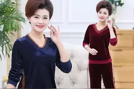 跳广场舞妈妈有福了，夏季运动装，来了，不薄不厚，洋气又减龄图片