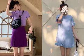 18套甜酷女孩的夏日穿搭，回头率爆表满满学院风，显瘦20斤不是梦图片