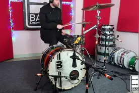 时髦配乐演示大小低音鼓比较(16-24英寸)，能否听出区别视频封面