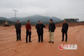 平台：县领导朱永通调研指导南江温氏农牧项目建设图片