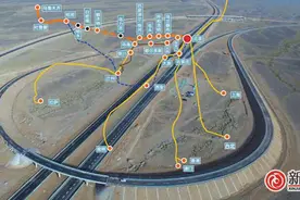 G7京新高速公路全线贯通图片