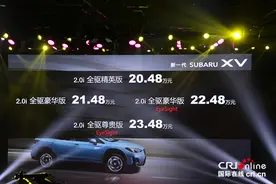 全新斯巴鲁XV上市 售20.48——23.48万元图片