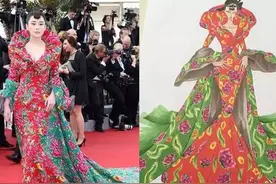 张馨予告别东北花被，转向女神风格媲美范冰冰！图片