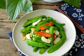 爽脆小炒-荷兰豆炒马蹄图片