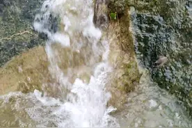 虎爪山柳门口瀑布