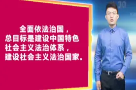 全面依法治国总目标视频封面