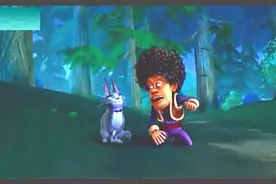 光头强长头发了，这发型比光头时候“帅”多了