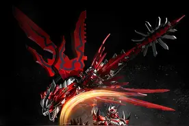 #本站首晒# 怪物猎人中的变形金刚！——万代Bandai超合金 G级变形 银火龙图片