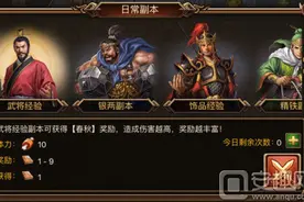 三国群英传日常副本怎进入 日常副本奖励介绍图片