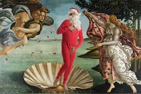 圣诞老人玩儿穿越 不仅为开心图片