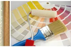 解析墙面装修涂刷乳胶漆和贴壁纸的区别图片