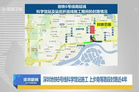 深圳地铁6号线科学馆站施工 上步南等路段封路近4年视频封面