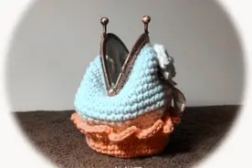 发现一个难得的花朵口金包包免费钩织视频教程图片