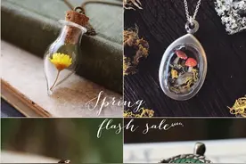 创意摆件，瓶子的蘑菇图片