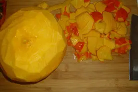 浙江家常菜-咸蛋黄炒南瓜图片