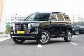 国产版“库里南”：车长近5米7，配4.0T V8动力，实拍红旗LS7图片