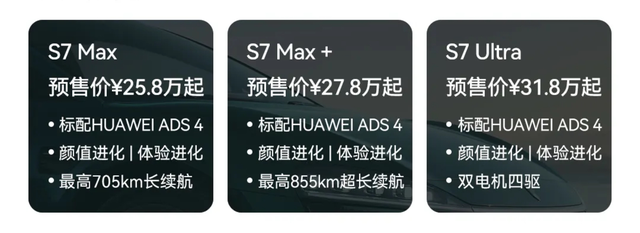 新款智界S7上市