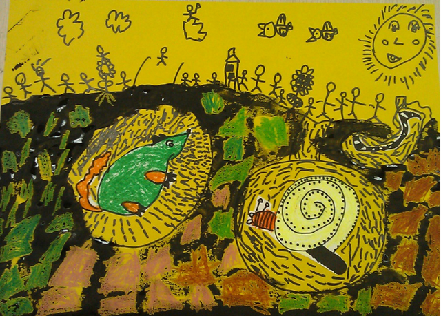 宝宝学画画教程：地下小动物