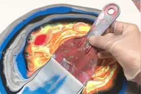 教你如何制作高端的抽象艺术，一幅画可以卖1000元以上？视频封面