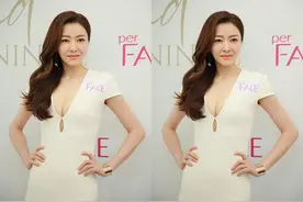 熊黛林拿出“超模本事”，穿包臀裙知性优雅，当妈后女人味更足图片