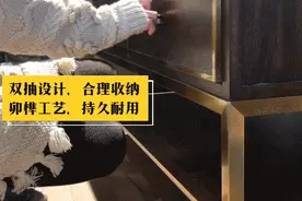 实拍：美式轻奢实木茶几真人评测，看完这篇决定要不要剁手图片