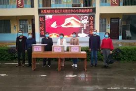 民盟南阳市委秘书长杨富红赴西峡县田关镇烛光中心小学助教活动图片