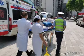 4岁女孩在车祸中被烧伤，柳州交警全程为转院车辆开启绿色通道保驾护航图片