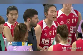 李静回归助浙江女排3-2险胜广东，陈佩妍表现出色令人欣喜图片