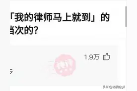 能够和警察说出：“我的律师马上就到”的人，一般是什么档次的？图片