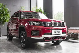 国产版“小号牧马人”，全新北京BJ30实拍，标配1.5T动力图片