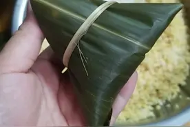 端午节快到了，看看广西壮乡纯手工制作的粽子吧图片
