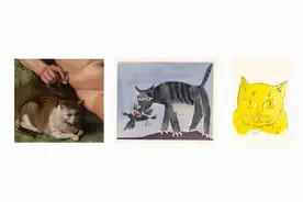 好玩。看看油画中的猫猫都长什么样子吧图片