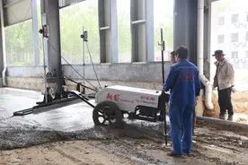 激光整平机，解决了混凝土整平的大问题图片