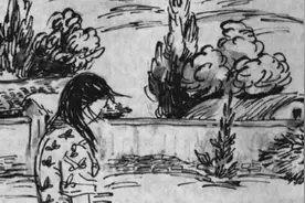 村里来了个陌生女人图片