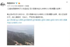 鏖战68小时，西昌森林火灾的明火被扑灭！航拍图看着依旧令人痛心！图片