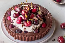 纯素食黑森林蛋挞图片