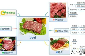 索思英语解码单词（第124个）——beef牛肉图片