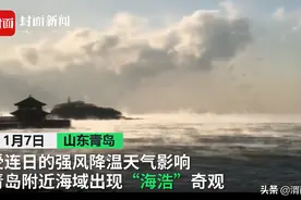 大海“开锅”了？青岛低温打破历史纪录后现奇观图片