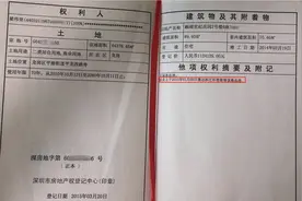 深圳拆迁房，回迁房的房产证图片