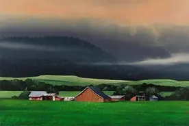 超美的治愈系风景油画，如梦中的场景，给人无限的向往图片