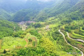 宁海木坑村，层层叠叠的梯田好壮观，可惜村庄要拆迁了图片