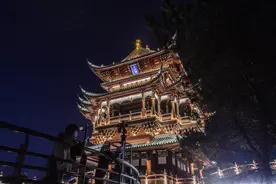 #新春摄影全记录#义乌“鸡鸣阁”迎春节图片