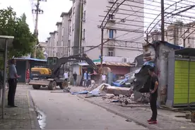 桃园市场，拆了图片