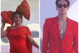 王嘉尔和杨天真这是要结婚了吗？看上去两人好喜庆图片