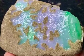 玉雕师的心中最爱——大马坎翡翠原石，为巧雕首选图片