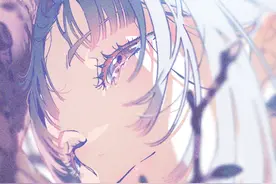 出色的线条笔触，眼神灵动的妙曼少女，米山舞作品图片