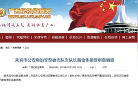 广西一治安警察支队长受贿超千万：帮嫌犯撤销网上追逃捞钱；与前妻分手补偿、与怀孕女友分手费都有人包办图片
