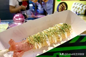 拔草“拉丝芝士烤肠”小吃美食图片
