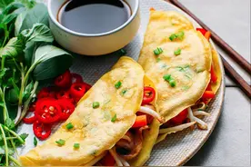 纯素越南薄煎饼图片