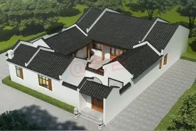 设计师推荐了一款四合院农村自建房，造价只要12万，大家觉得呢图片